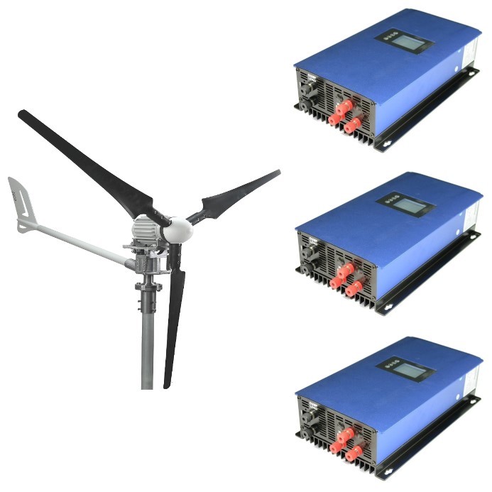 Kit Éolienne Professionnel Air-Side Triphasé 380V-400V | Production d'énergie propre et durable